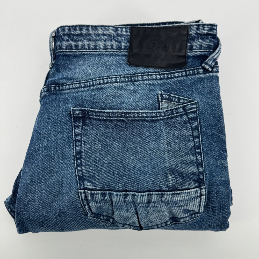 PRPS Mens Distressed Stretch Jeans 40x34 Blue LE SABRE Slim Tapered Fit
